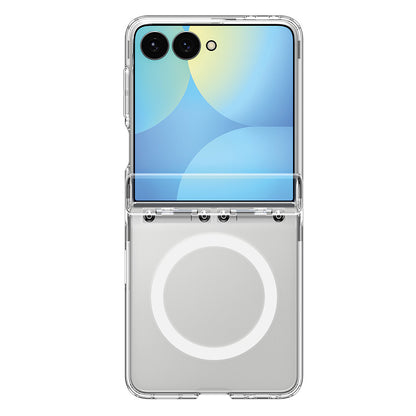 MagSafe-Hülle für Samsung Galaxy Z Flip8 F776, Spigen, Ultra Hybrid Pro, Transparent Weiß ACS11524