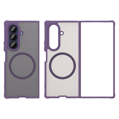 MagSafe Case for Samsung Galaxy Z Fold7 F966, Techsuit, HaloFrost II, Purple