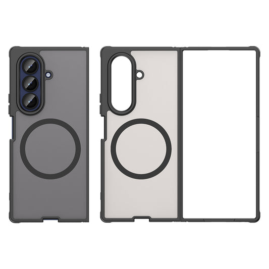 MagSafe-Hülle für Samsung Galaxy Z Fold7 F966, Techsuit, HaloFrost II, Schwarz