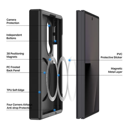 MagSafe-Hülle für Samsung Galaxy Z Fold8 F971, DUX DUCIS, Yind, Dunkelblau