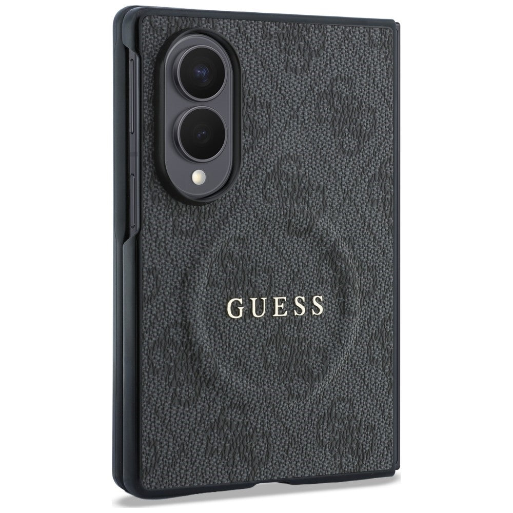 MagSafe-Hülle für Samsung Galaxy Z Fold8 F971, Guess, 4G Leather Classic, Schwarz