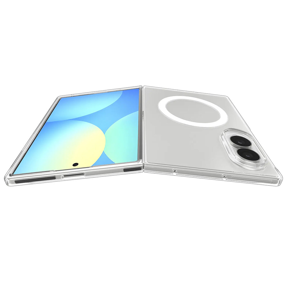 MagSafe Case for Samsung Galaxy Z Fold8 F971, Spigen, Air Skin, Clear White ACS11952