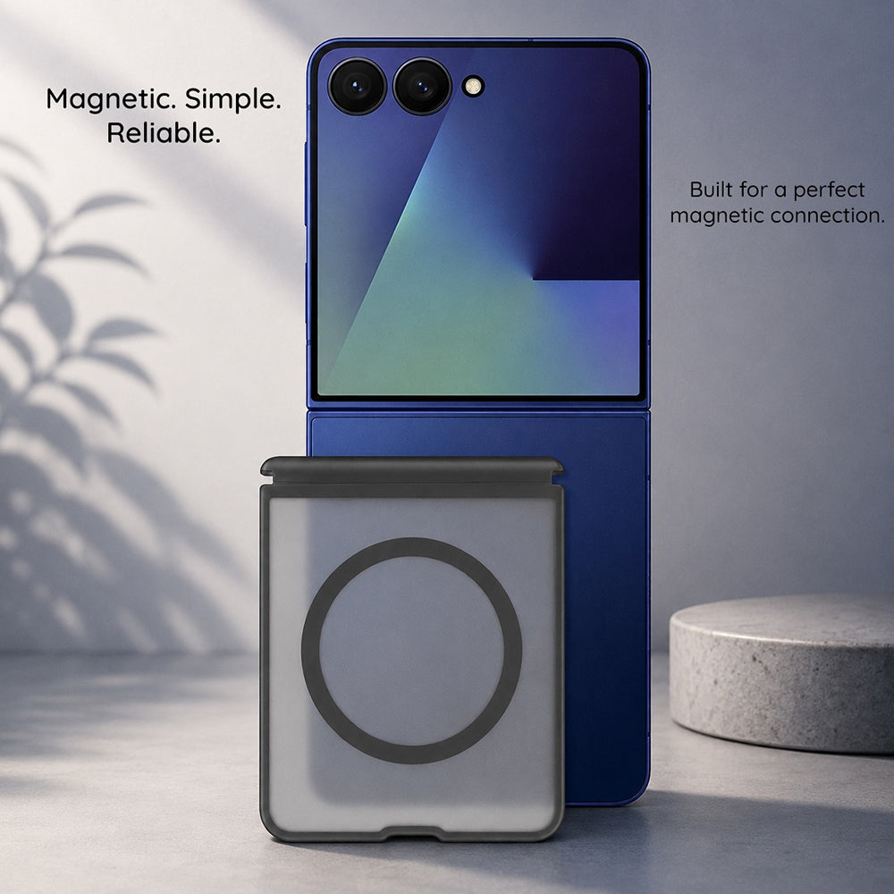 MagSafe-Hülle für Samsung Galaxy Z Fold8 Ultra F971, Blueo, hautfreundlich, stoßfest, schwarz matt