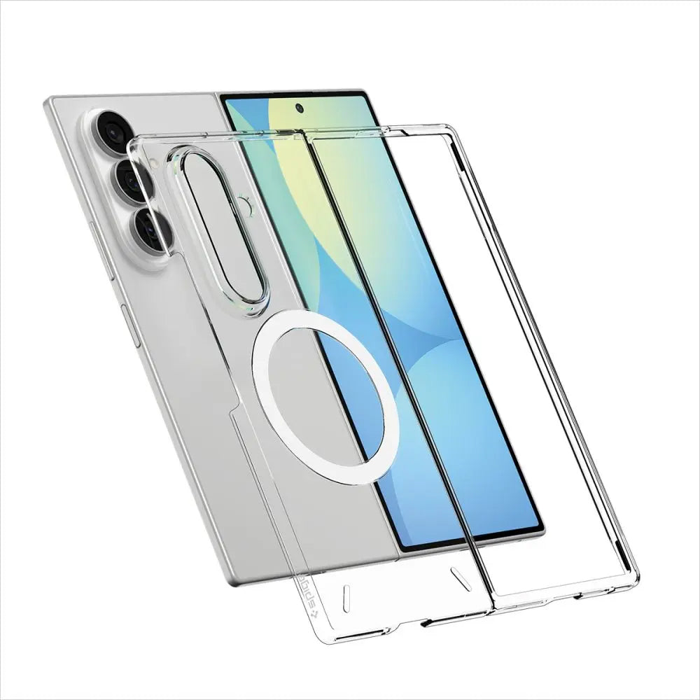 MagSafe-Hülle für Samsung Galaxy Z Fold8 Ultra F976, Spigen, Air Skin, Transparent Weiß ACS11505