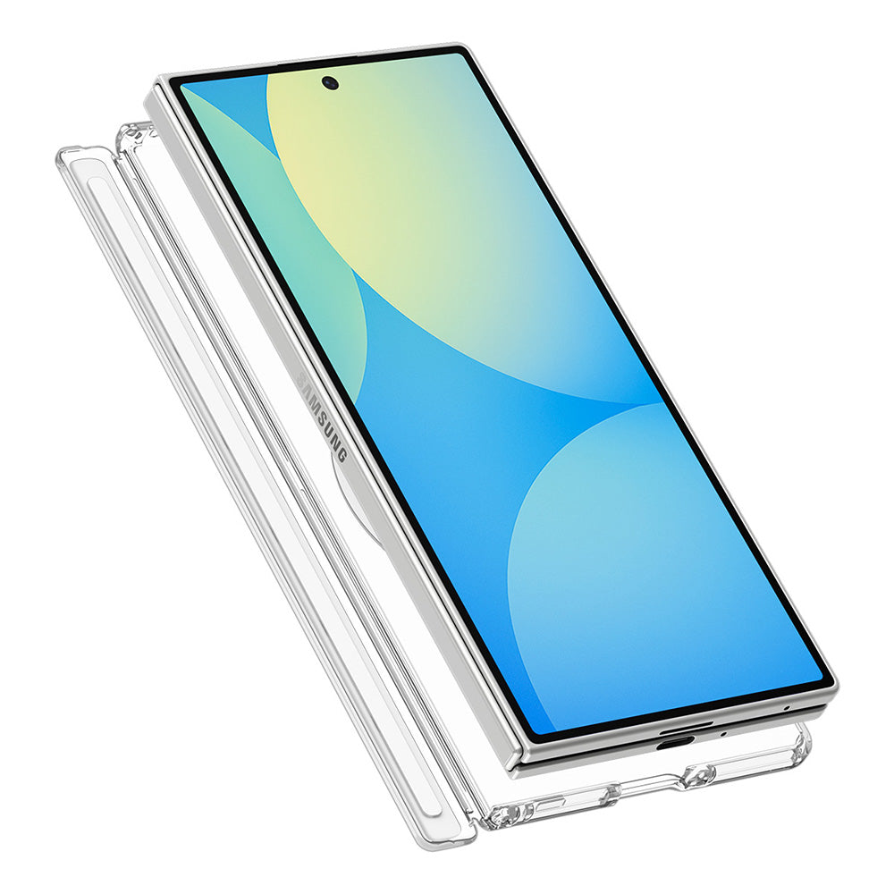 MagSafe-Hülle für Samsung Galaxy Z Fold8 Ultra F976, Spigen, Ultra Hybrid Pro, Transparent Weiß ACS11506