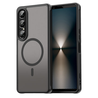 MagSafe-Hülle für Sony Xperia 1 VII, Techsuit, HaloFrost II, Schwarz