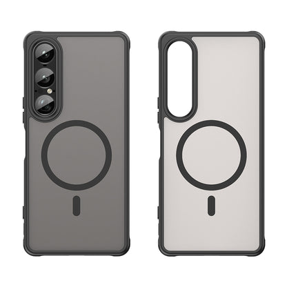 MagSafe-Hülle für Sony Xperia 1 VII, Techsuit, HaloFrost II, Schwarz