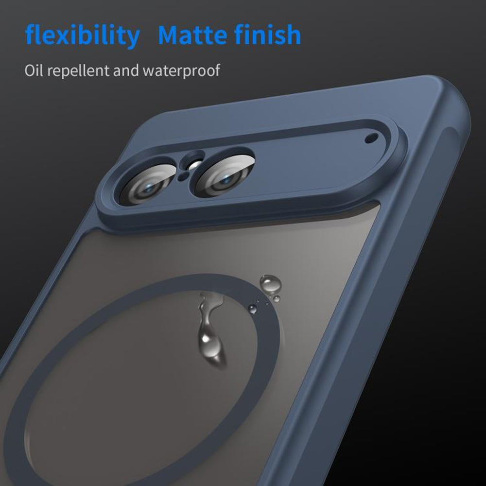 MagSafe Hülle für Sony Xperia 10 VII, Techsuit, HaloFrost II, Marineblau