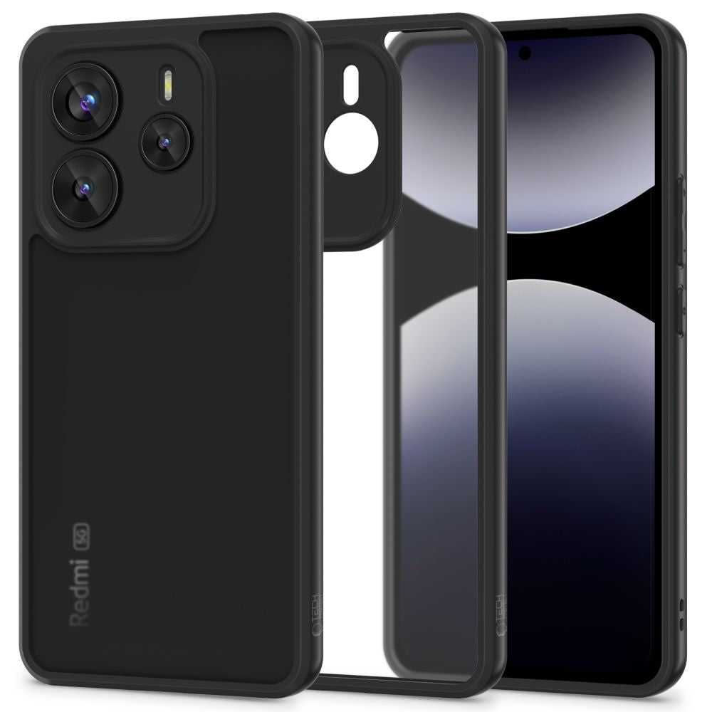Hülle für Xiaomi Redmi Note 14 5G, Tech-Protect, Magmat, Schwarz