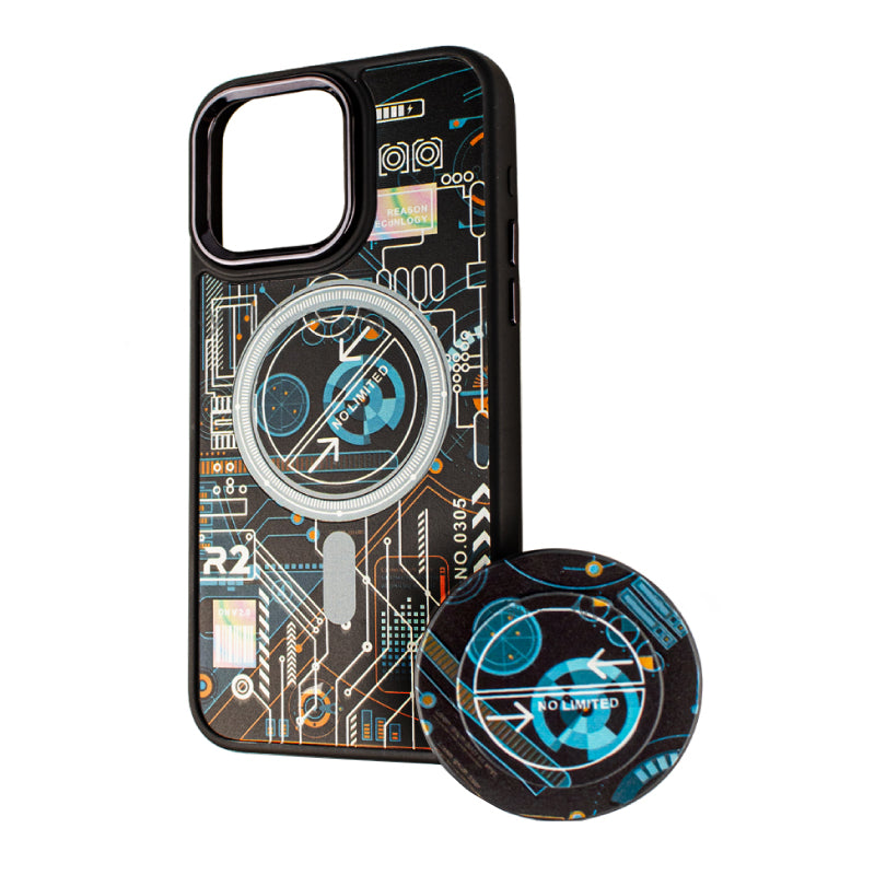 MagSafe Case for Xiaomi Redmi 10A / 9C, BOTER, MagPopsocket Technology, Multicolor