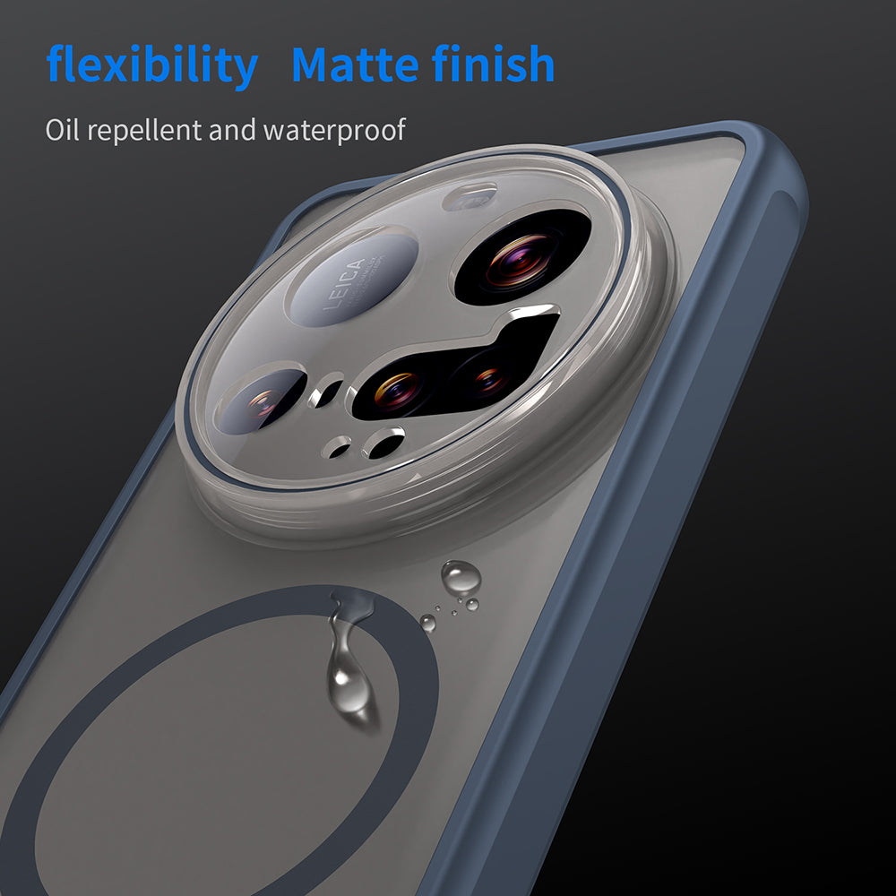 MagSafe-Hülle für Xiaomi 15 Ultra, Techsuit, HaloFrost II, Marineblau