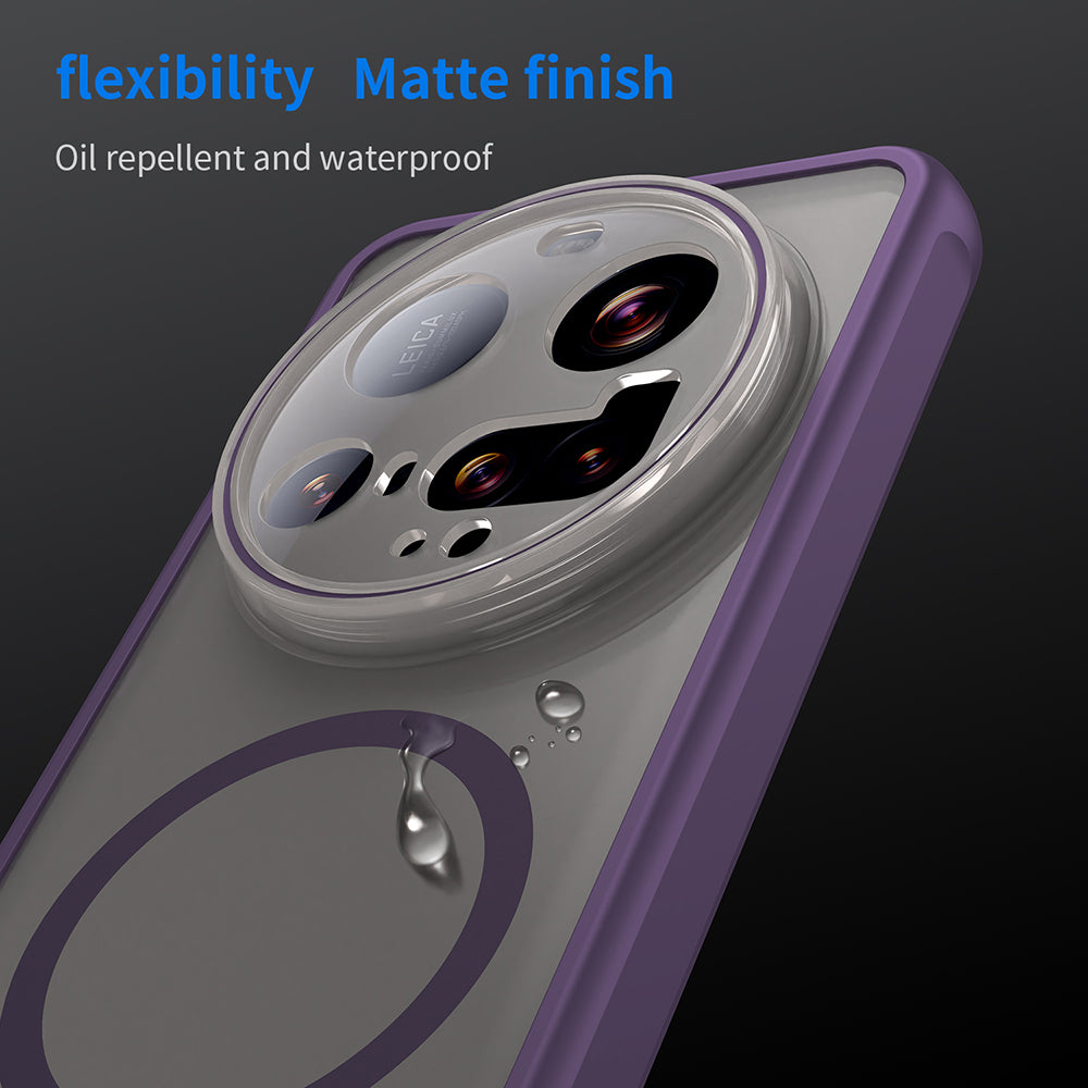 MagSafe-Hülle für Xiaomi 15 Ultra, Techsuit, HaloFrost II, Lila