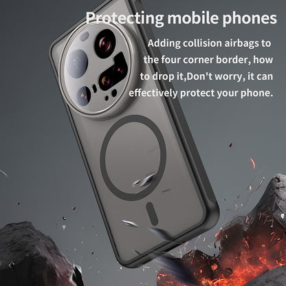MagSafe-Hülle für Xiaomi 15 Ultra, Techsuit, HaloFrost II, Schwarz