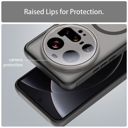MagSafe-Hülle für Xiaomi 15 Ultra, Techsuit, HaloFrost II, Schwarz