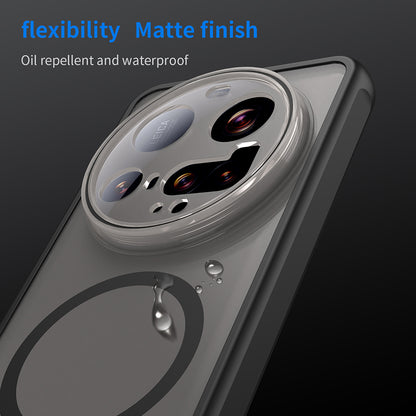MagSafe-Hülle für Xiaomi 15 Ultra, Techsuit, HaloFrost II, Schwarz