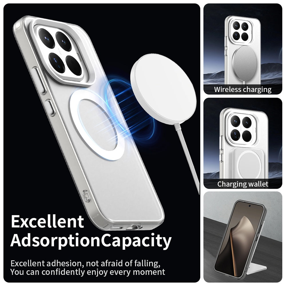 MagSafe Hülle für Xiaomi 15T Pro, Techsuit, CandyCase, Weiß