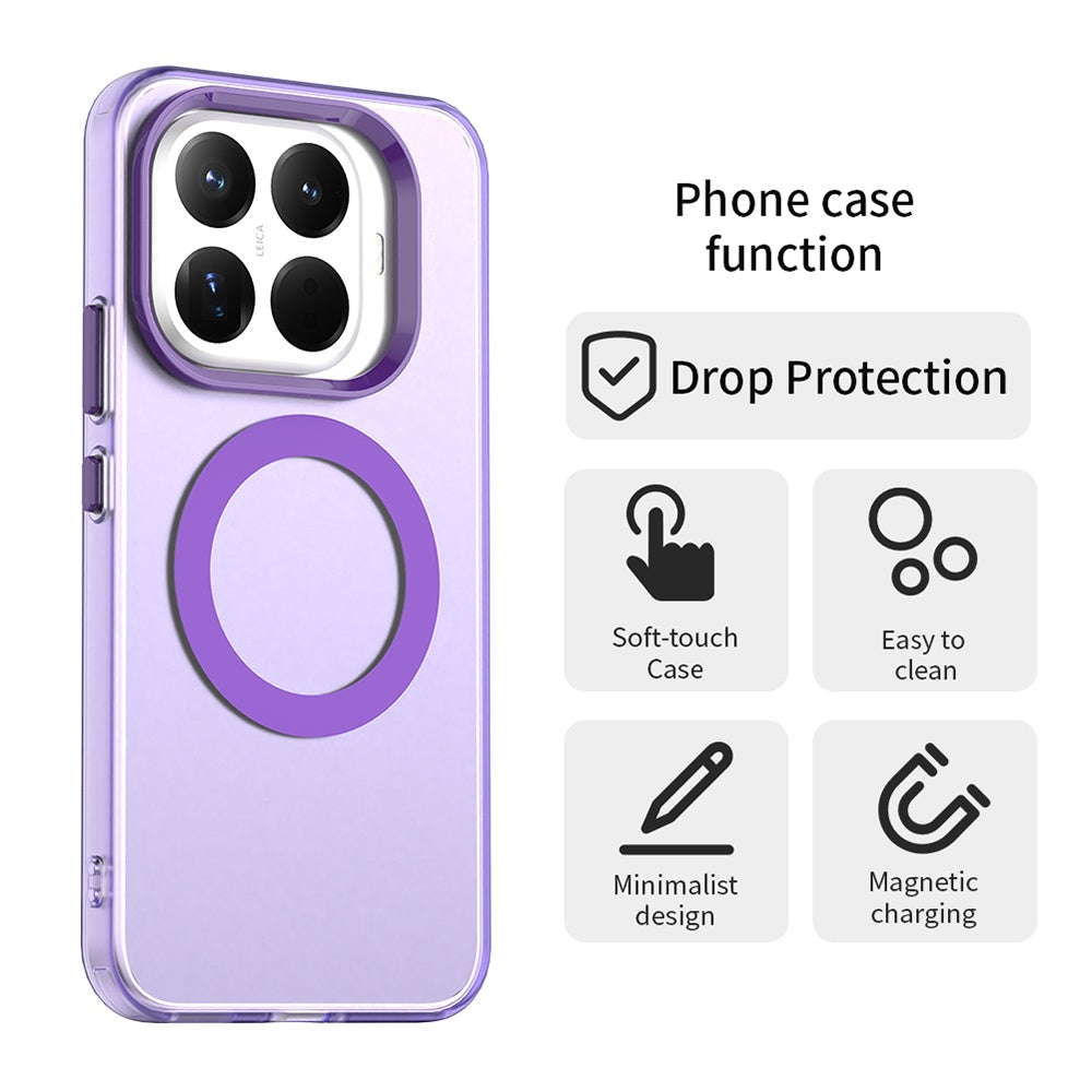 MagSafe-Hülle für Xiaomi 15T Pro, Techsuit, CandyCase, Lila