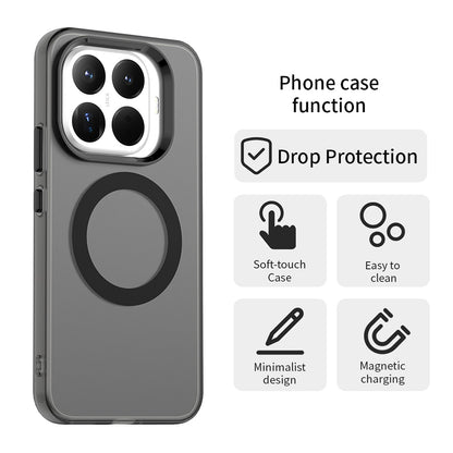 MagSafe Hülle für Xiaomi 15T Pro, Techsuit, CandyCase, Schwarz