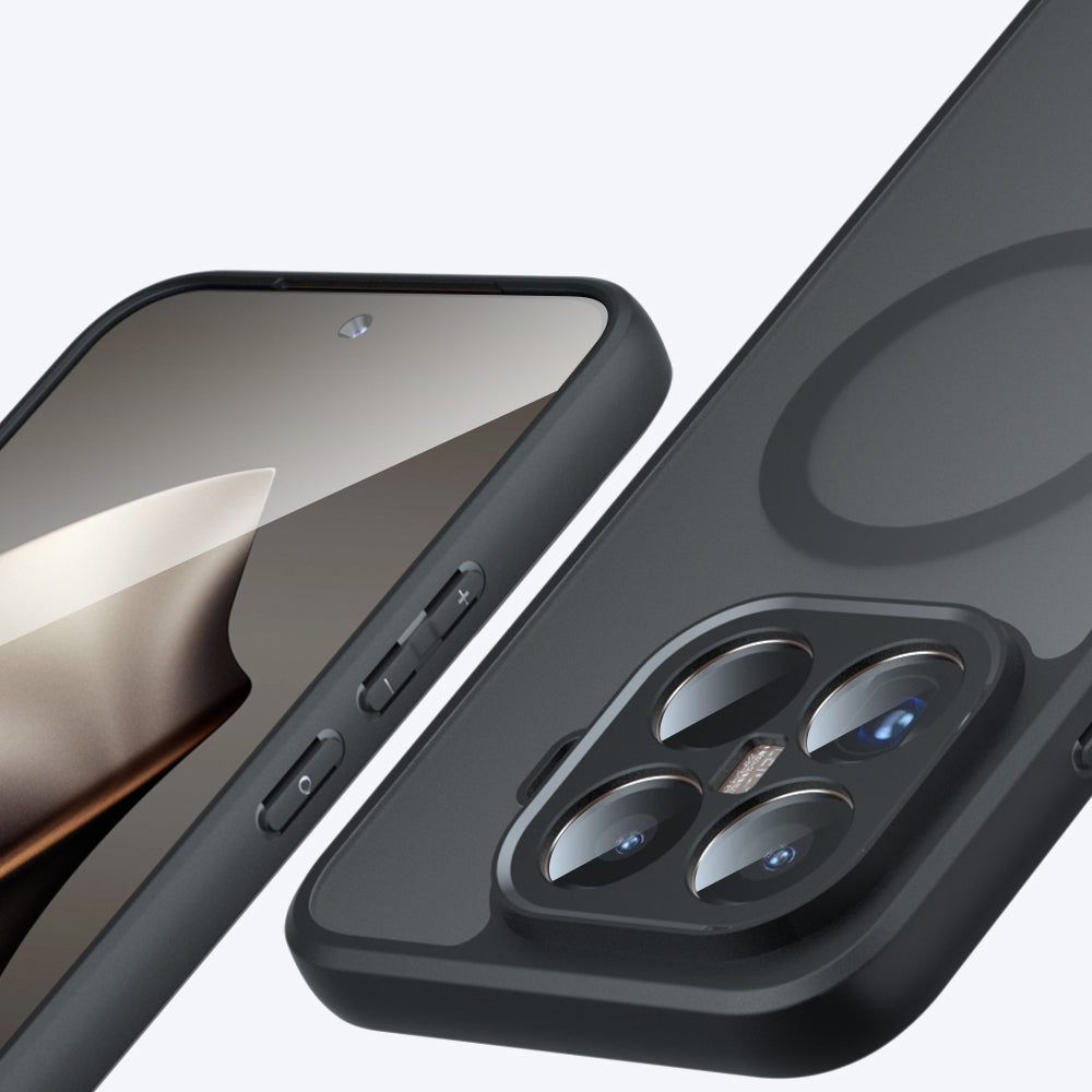 MagSafe Hülle für Xiaomi 15T, Techsuit, PureFrost, Satinschwarz