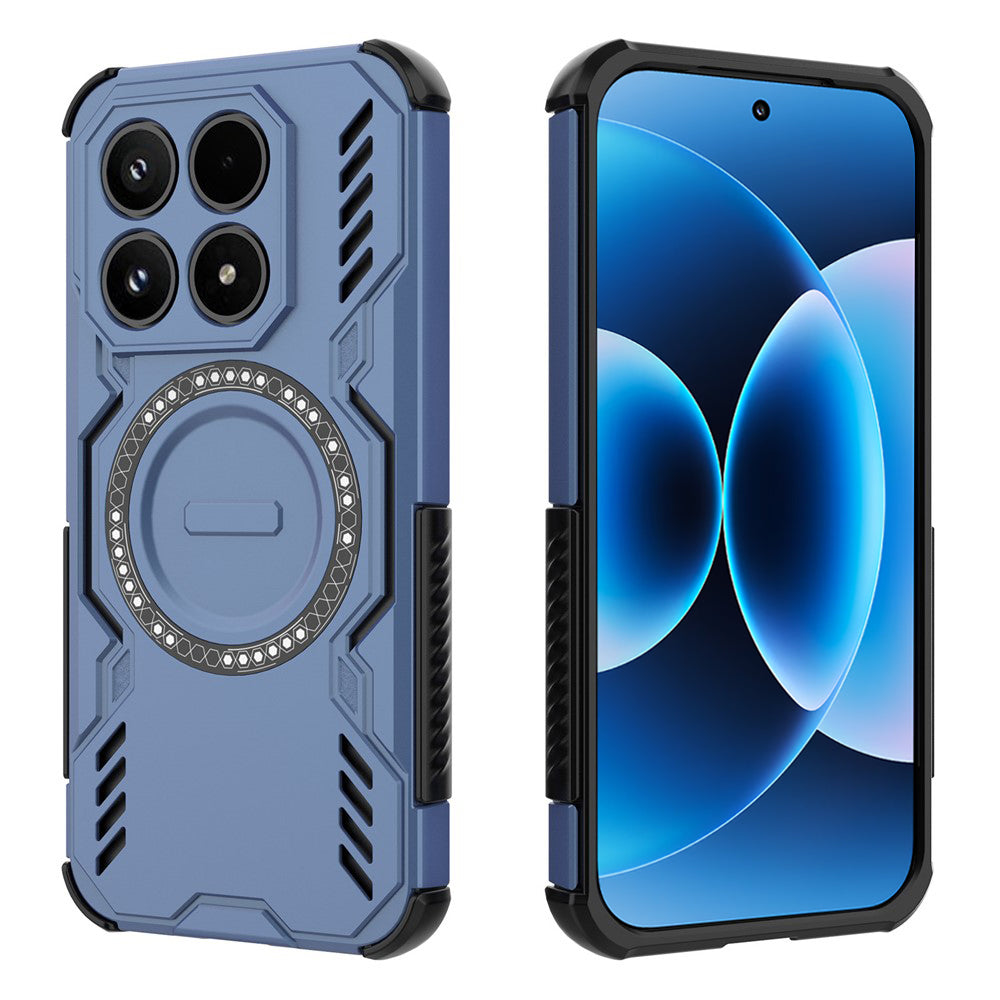 MagSafe Hülle für Xiaomi 17, Techsuit, ArmorMag, Blau