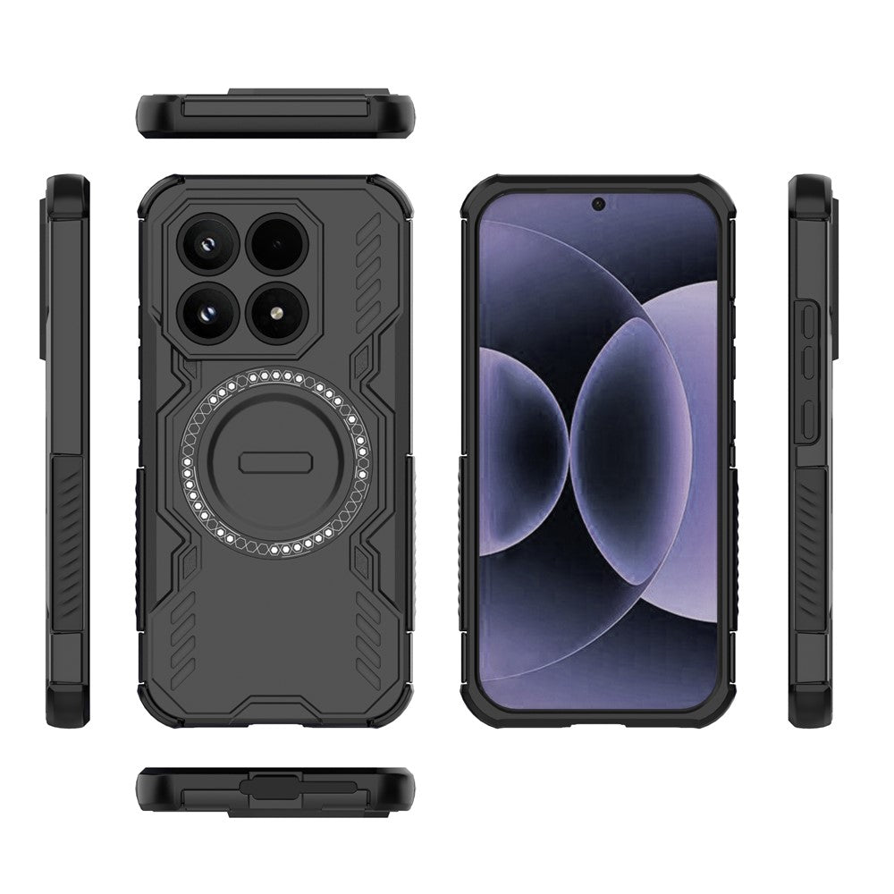 MagSafe Hülle für Xiaomi 17, Techsuit, ArmorMag, Schwarz