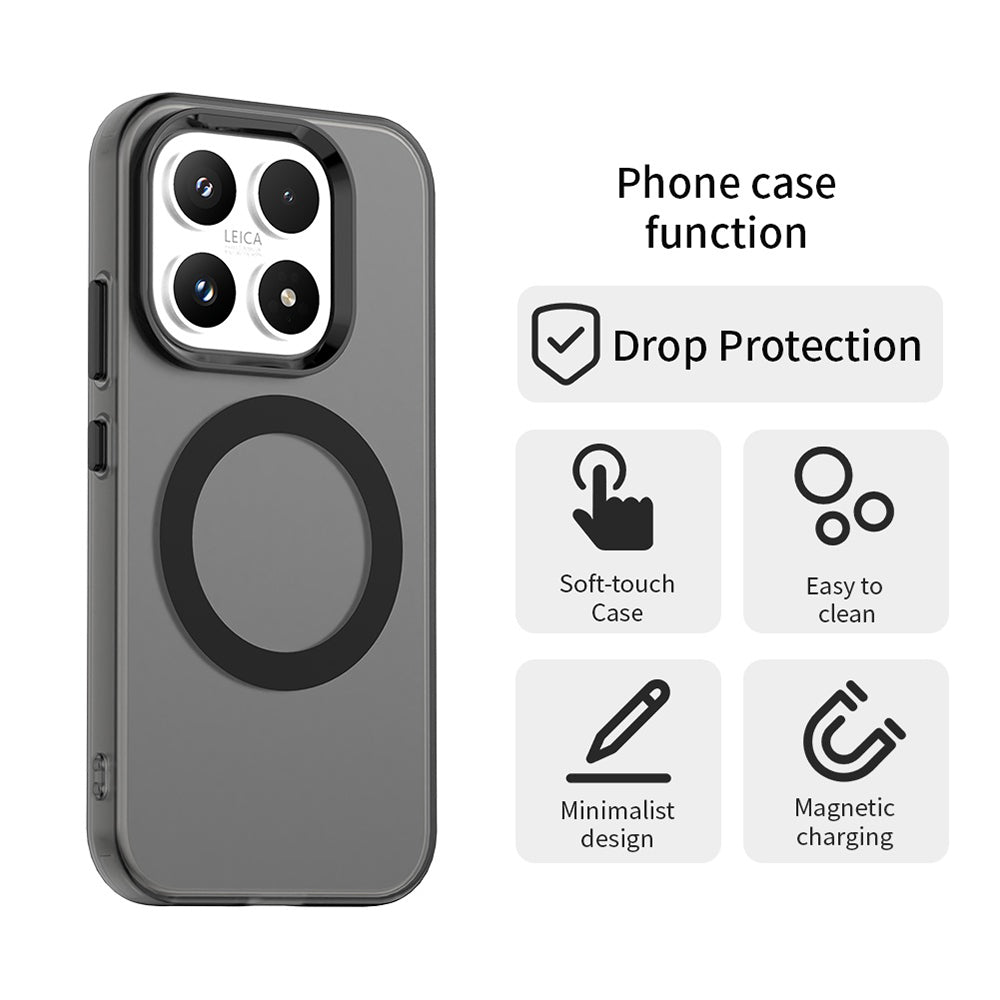 MagSafe Hülle für Xiaomi 17, Techsuit, CandyCase, Schwarz