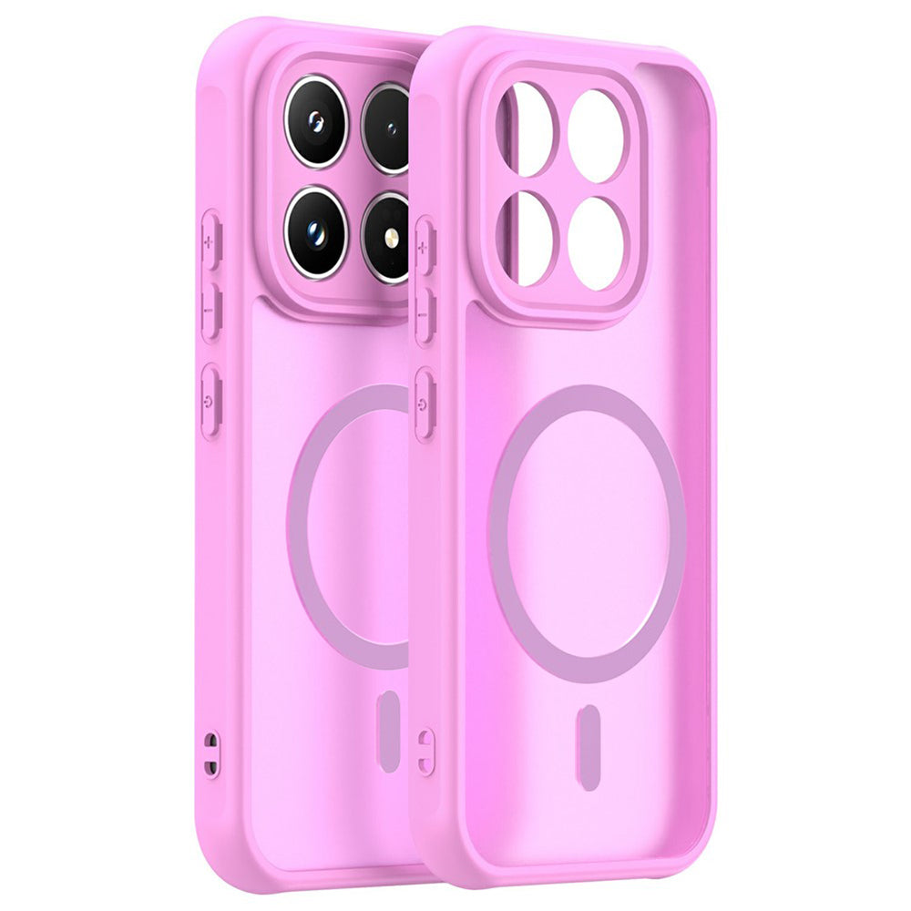 MagSafe Hülle für Xiaomi 17, Techsuit, HaloFrost II, Rosa