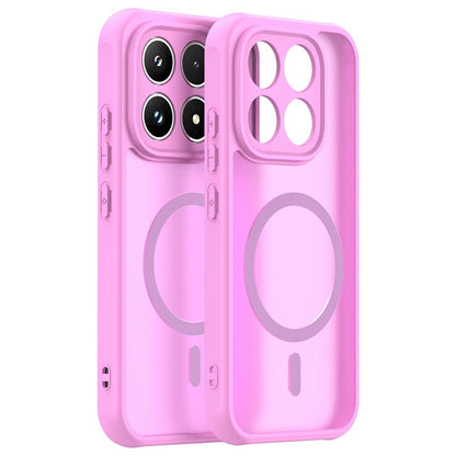 MagSafe Hülle für Xiaomi 17, Techsuit, HaloFrost II, Rosa