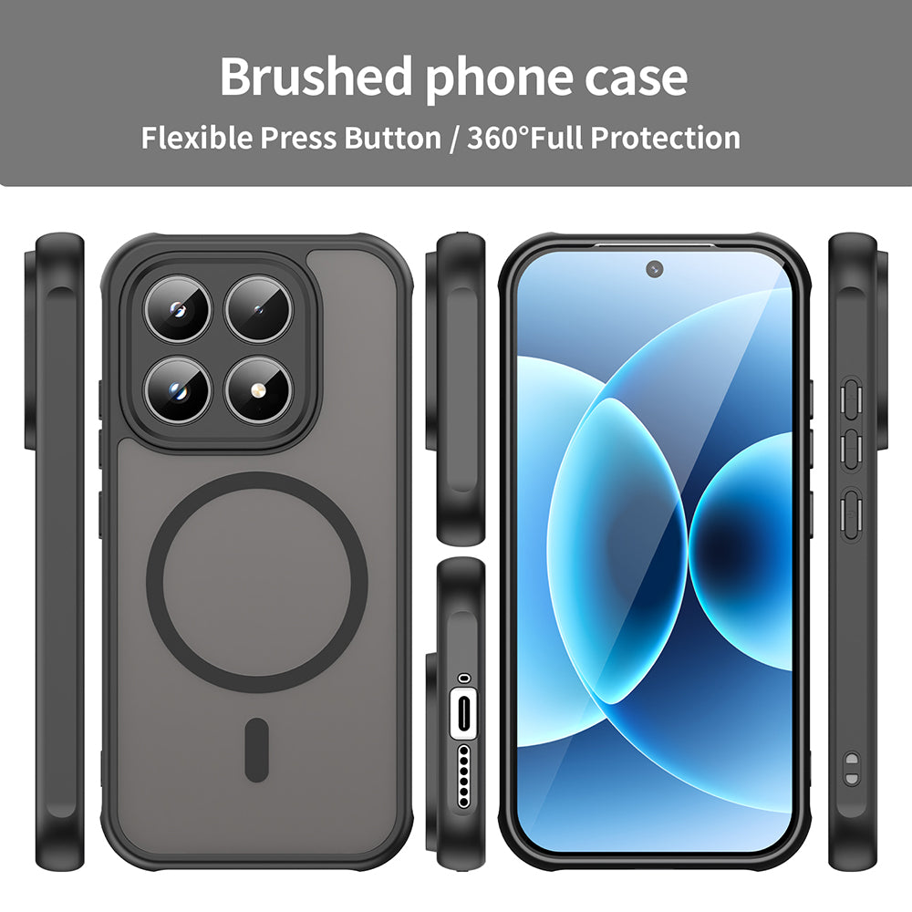 MagSafe Hülle für Xiaomi 17, Techsuit, HaloFrost II, Rosa