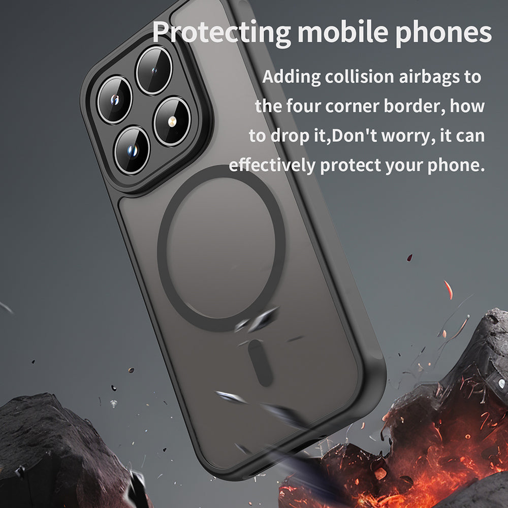MagSafe Hülle für Xiaomi 17, Techsuit, HaloFrost II, Hellgrün