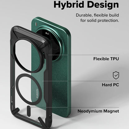 MagSafe-Hülle für Xiaomi 17 Ultra, Ringke, Fusion X, Schwarz