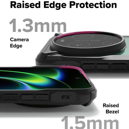 MagSafe-Hülle für Xiaomi 17 Ultra, Ringke, Fusion X, Schwarz