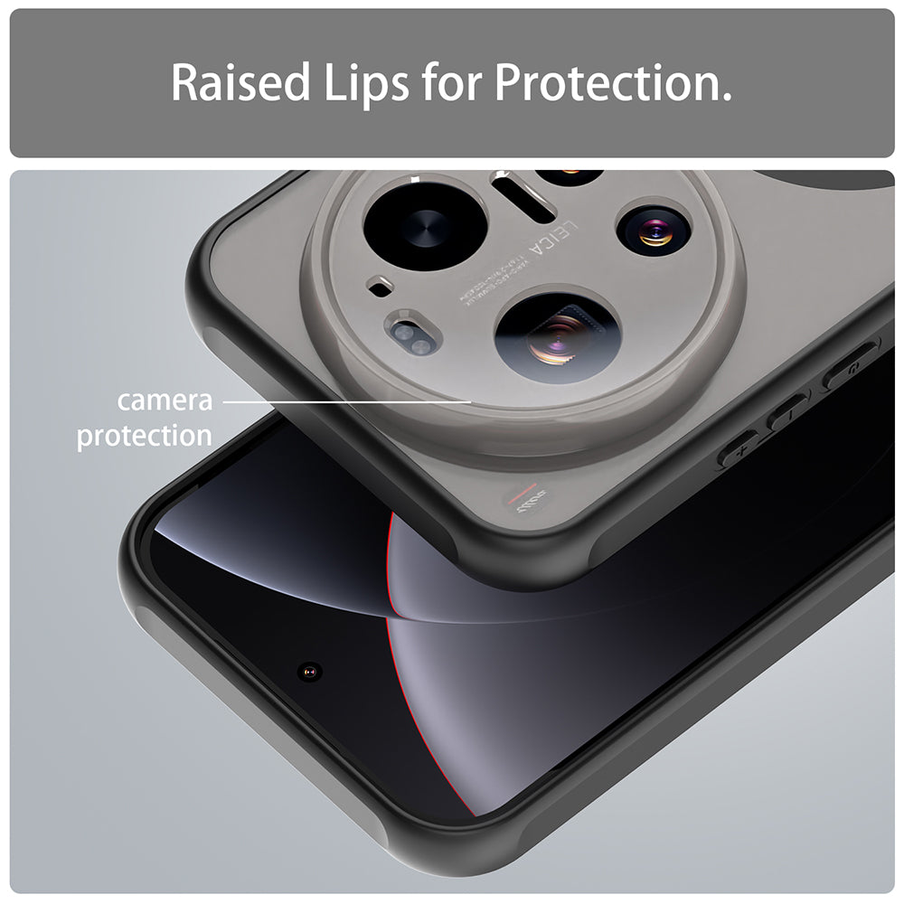 MagSafe Hülle für Xiaomi 17 Ultra, Techsuit, HaloFrost II, Schwarz