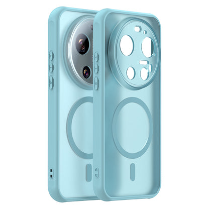MagSafe Hülle für Xiaomi 17 Ultra, Techsuit, HaloFrost II, Hellgrün