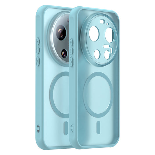 MagSafe Hülle für Xiaomi 17 Ultra, Techsuit, HaloFrost II, Hellgrün
