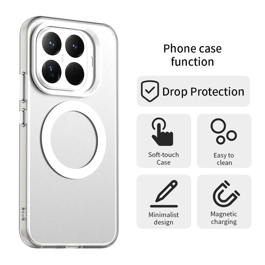 MagSafe-Hülle für Xiaomi 17T Pro, Techsuit, CandyCase, Weiß