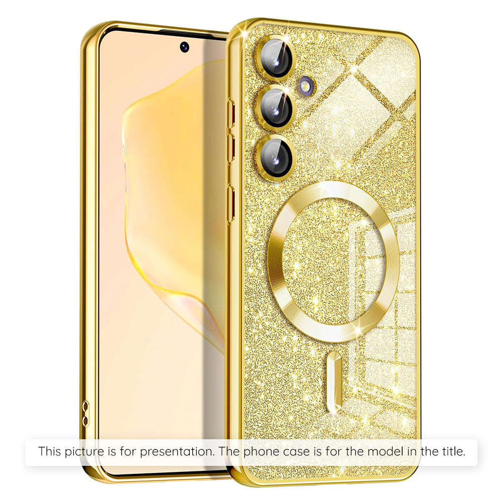 MagSafe-Hülle für Xiaomi 17T, Techsuit, Luxury Glitter, Gold