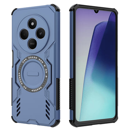 MagSafe Case for Xiaomi Poco C75 / Redmi 14C, Techsuit, ArmorMag, Blue