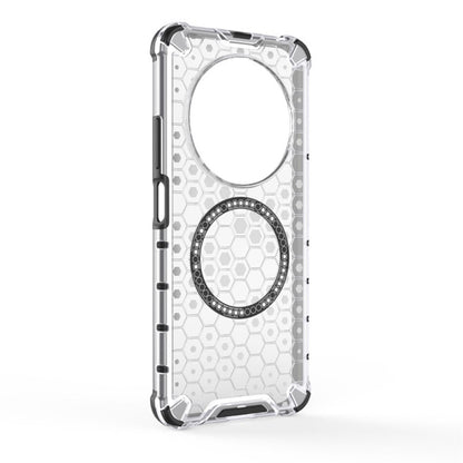 MagSafe-Hülle für Xiaomi Poco C75 / Redmi 14C, Techsuit, HoneyComb Shield, Weiß