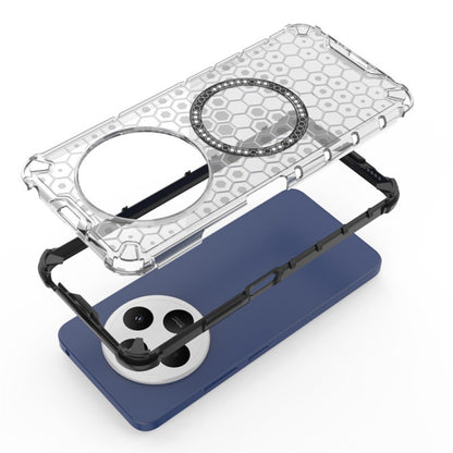 MagSafe-Hülle für Xiaomi Poco C75 / Redmi 14C, Techsuit, HoneyComb Shield, Weiß
