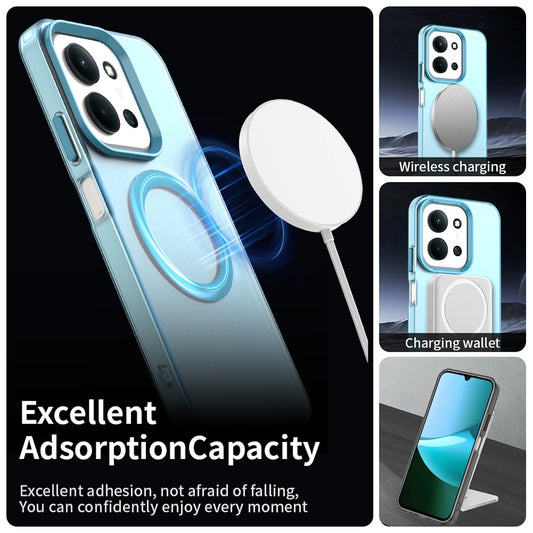 MagSafe-Hülle für Xiaomi Poco C85 4G / Redmi 15C 5G / 15C 4G, Techsuit, CandyCase, Blau
