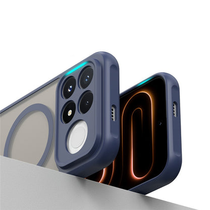 MagSafe-Hülle für Xiaomi Poco F9 Pro, Techsuit, HaloFrost II, Marineblau