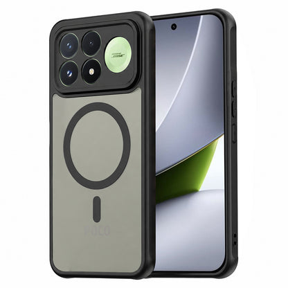 MagSafe-Hülle für Xiaomi Poco F9 Pro, Techsuit, HaloFrost II, Schwarz