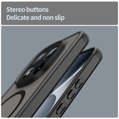 MagSafe Hülle für Xiaomi Poco M8 Pro / Redmi Note 15 Pro+ 5G, Techsuit, HaloFrost II, Schwarz