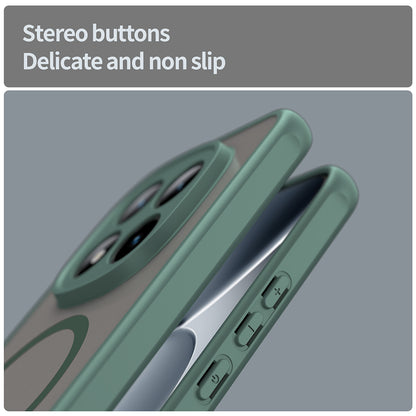 MagSafe Hülle für Xiaomi Poco M8 Pro / Redmi Note 15 Pro+ 5G, Techsuit, HaloFrost II, Grün