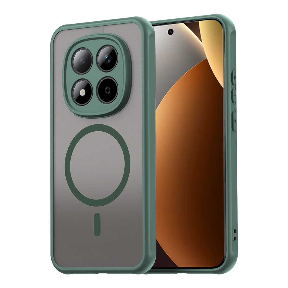 MagSafe Hülle für Xiaomi Poco M8 Pro / Redmi Note 15 Pro+ 5G, Techsuit, HaloFrost II, Grün