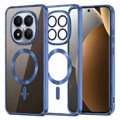 MagSafe-Hülle für Xiaomi Poco M8 Pro / Redmi Note 15 Pro+ 5G, Techsuit, Luxury Crystal, Dunkelblau