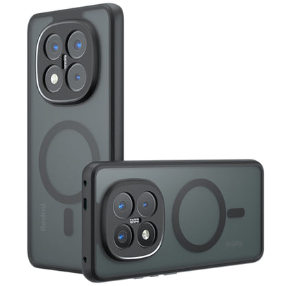 MagSafe Case for Xiaomi Poco X7 / Note 14 Pro 5G, Techsuit, PureFrost, Black