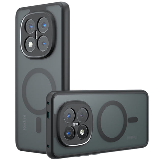 MagSafe-Hülle für Xiaomi Poco X7 / Note 14 Pro 5G, Techsuit, PureFrost, Schwarz