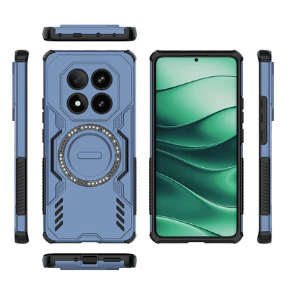 MagSafe-Hülle für Xiaomi Poco X7 / Redmi Note 14 Pro 5G, Techsuit, ArmorMag, Blau